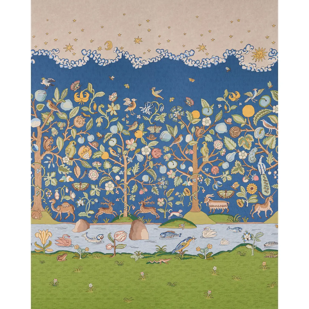 CHAUCER'S FOREST PANEL SET_ SLATE