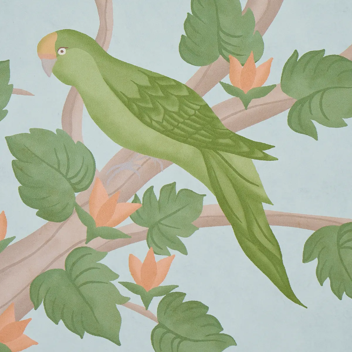 FINCHES JUNGLE PANEL SET_ PARCHMENT