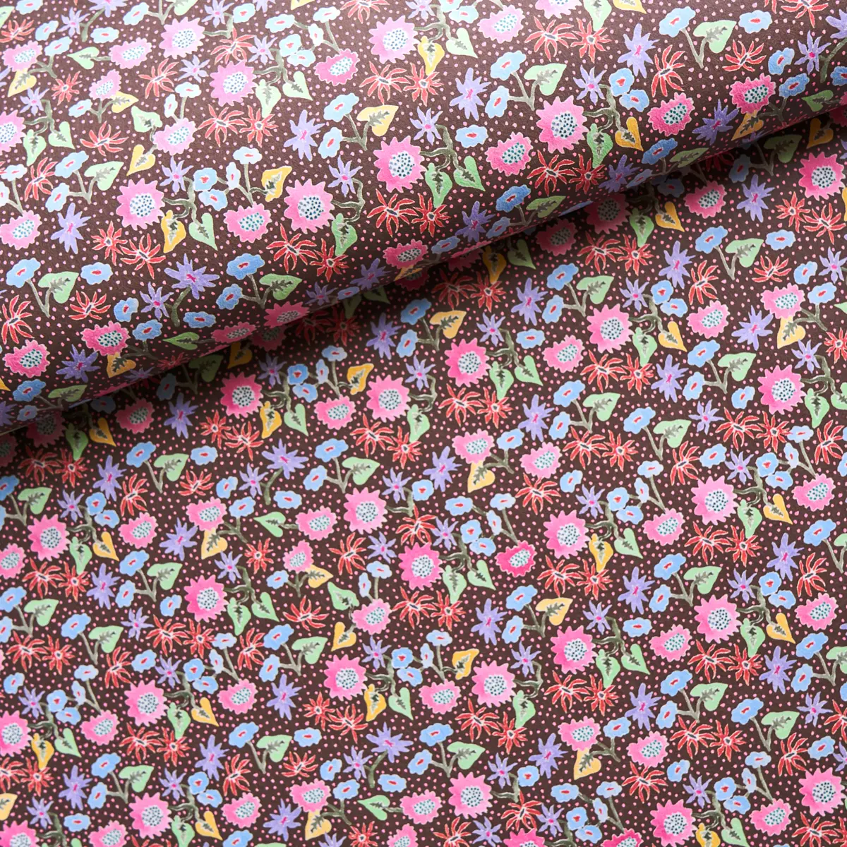 CALICO_ MULTI ON BROWN