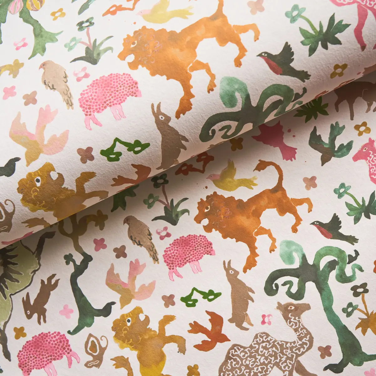 BEASTS_ PINK AND GOLD