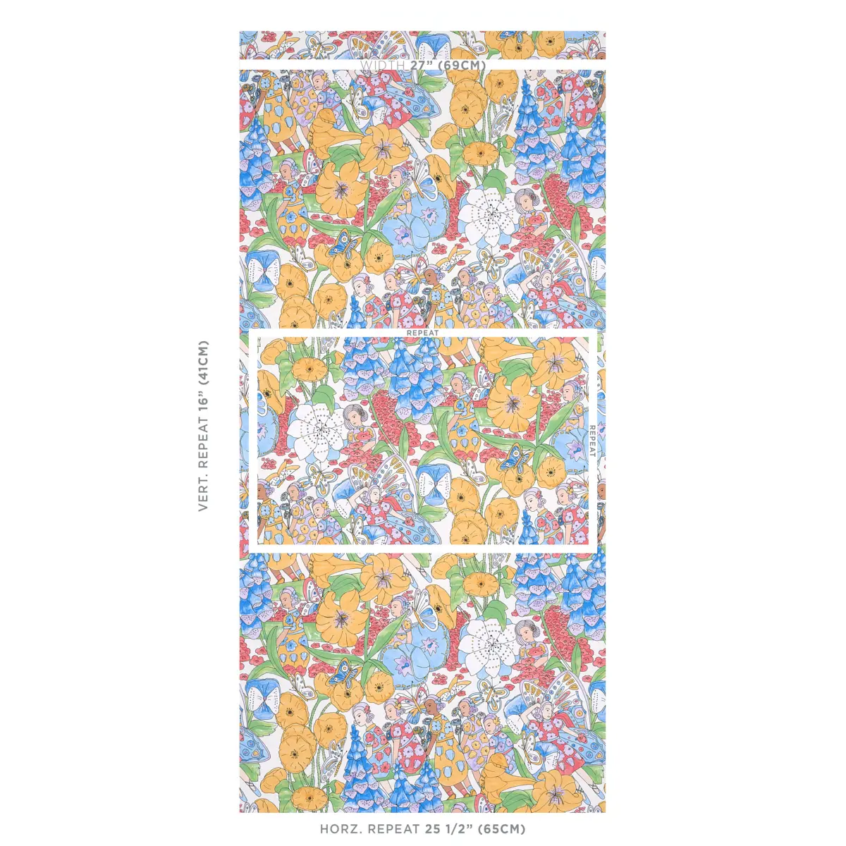 FAIRIE GARDEN_ YELLOW AND IVORY