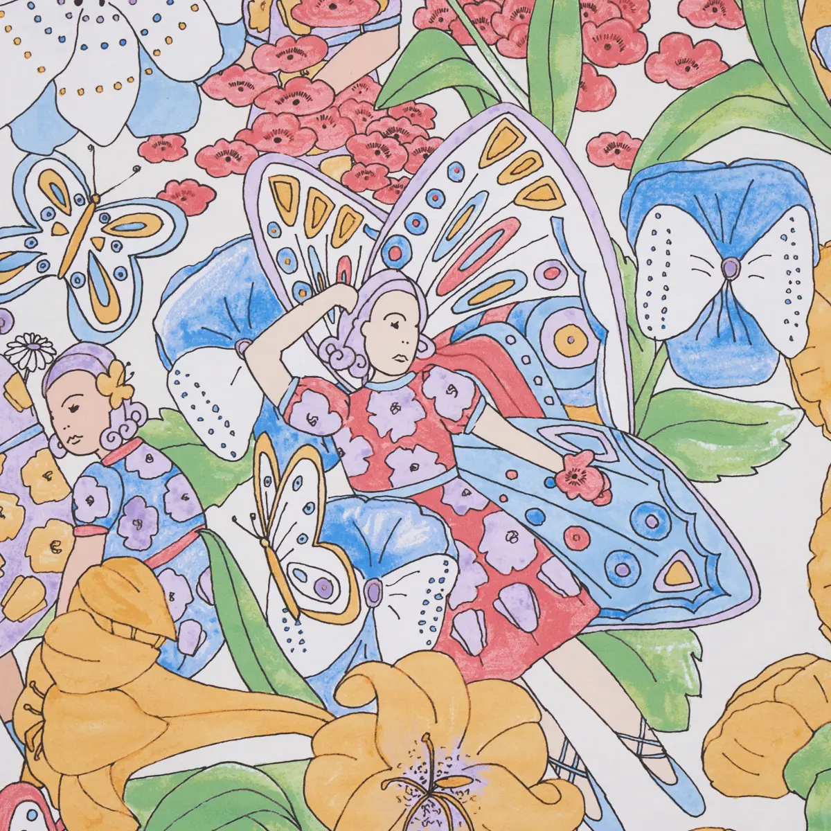 FAIRIE GARDEN_ YELLOW AND IVORY