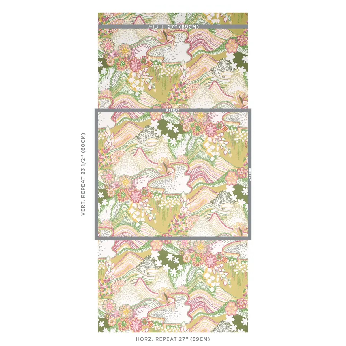 DAISY CHAIN_ GREEN AND PINK