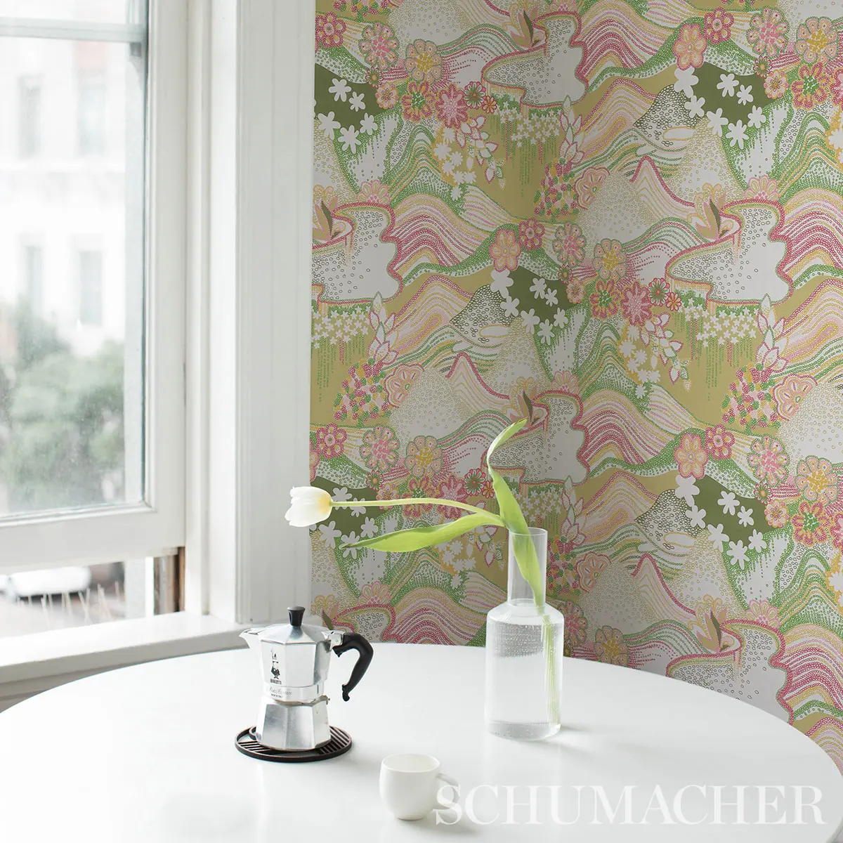 DAISY CHAIN_ GREEN AND PINK