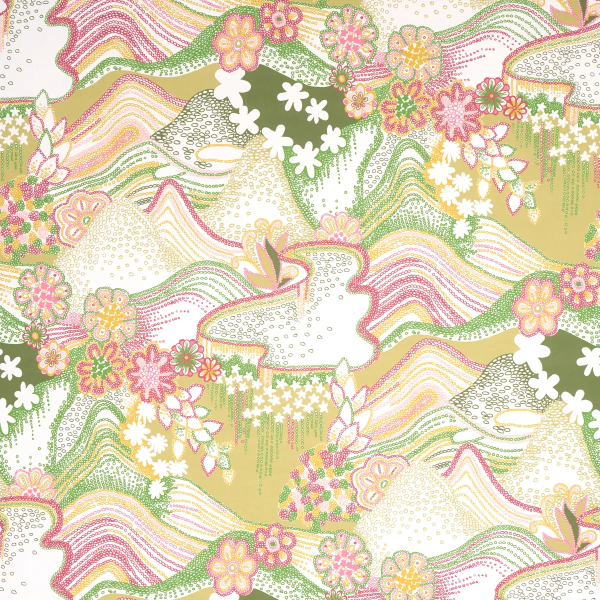 DAISY CHAIN_ GREEN AND PINK