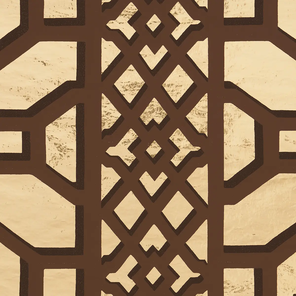 ZANZIBAR TRELLIS MYLAR_ GOLD MYLAR