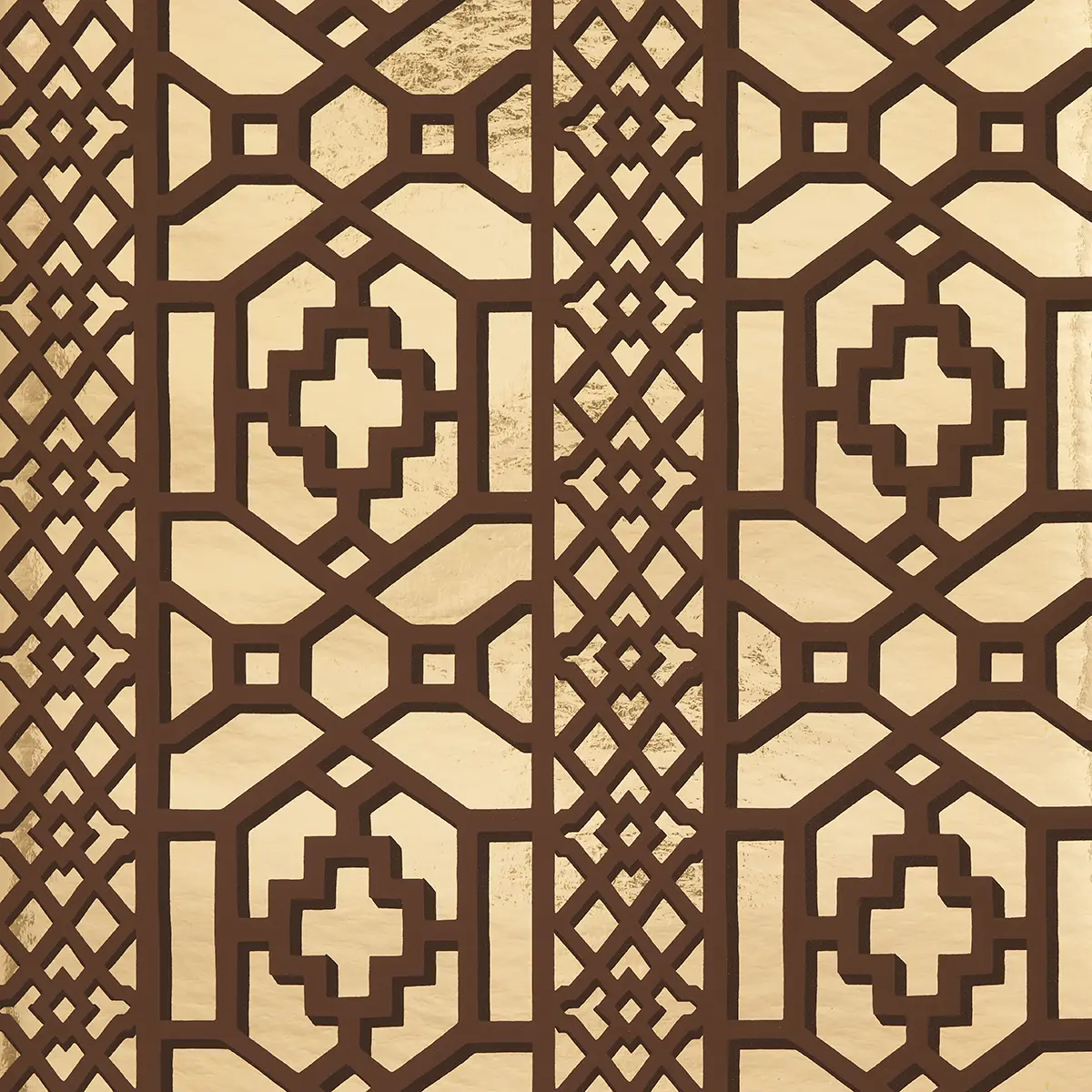 ZANZIBAR TRELLIS MYLAR_ GOLD MYLAR
