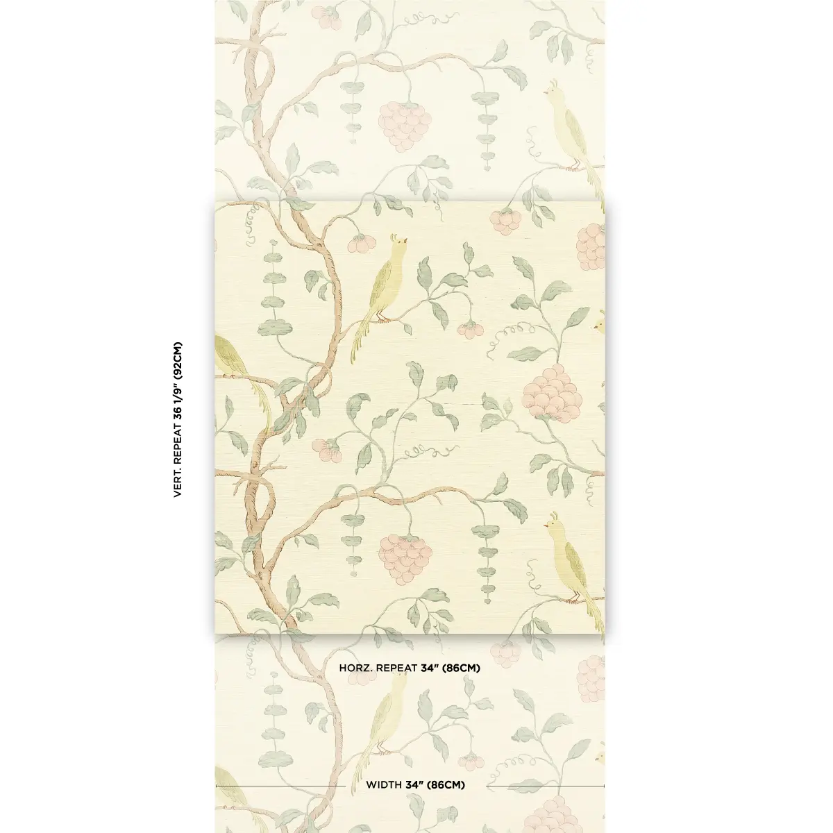 WISTERIA SISAL_ TEAL & SOFT PINK