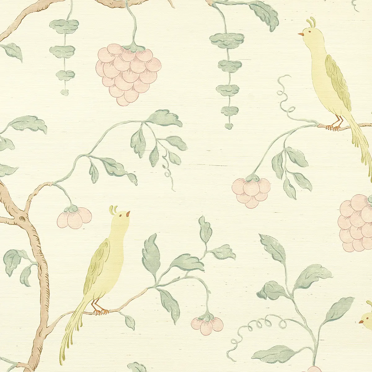 WISTERIA SISAL_ TEAL & SOFT PINK
