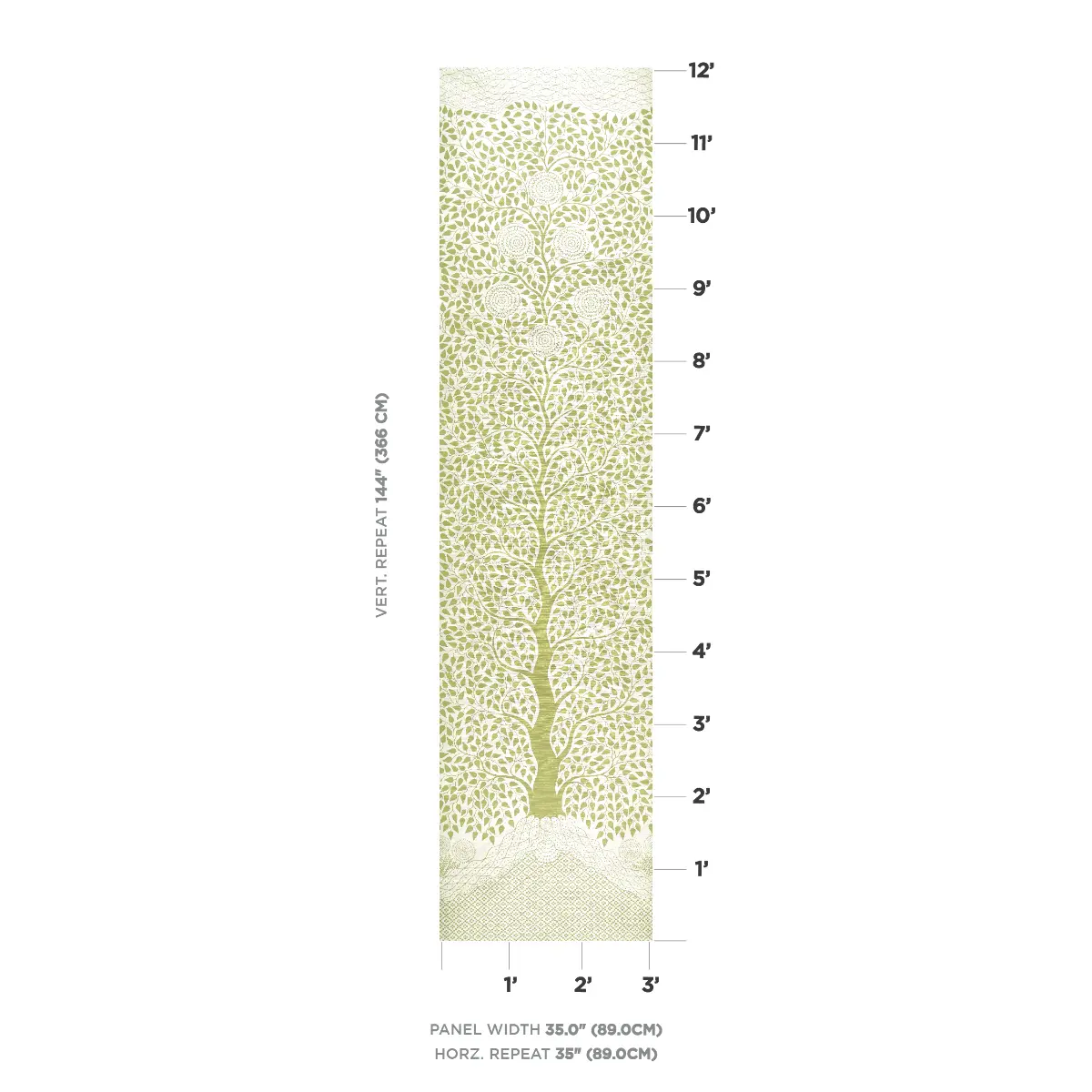 KAYON SISAL PANEL_ SOFT GREEN