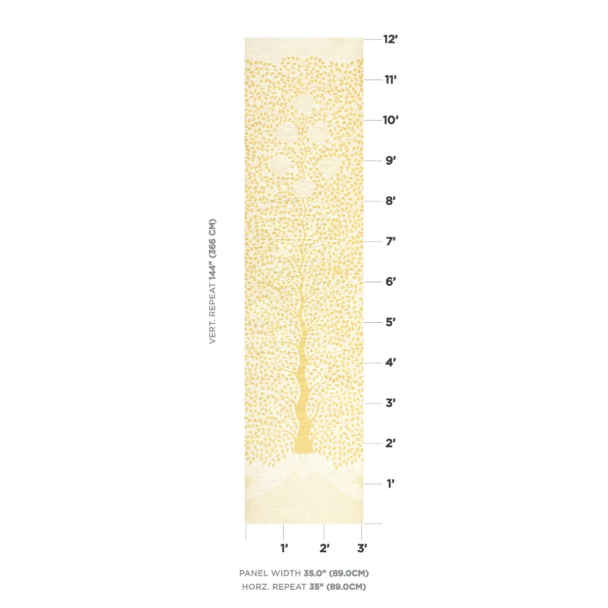 KAYON SISAL PANEL_ SOFT YELLOW