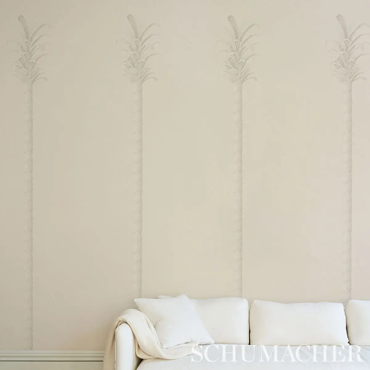 VILLA PALM PANEL_ WHITE/IVORY