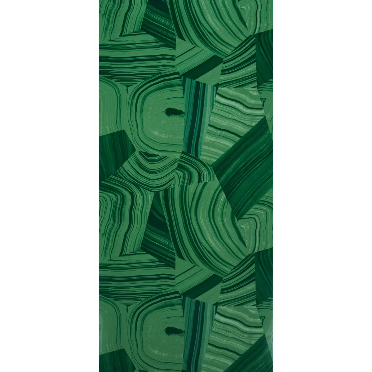 AGATE SLICE_ MALACHITE GREEN