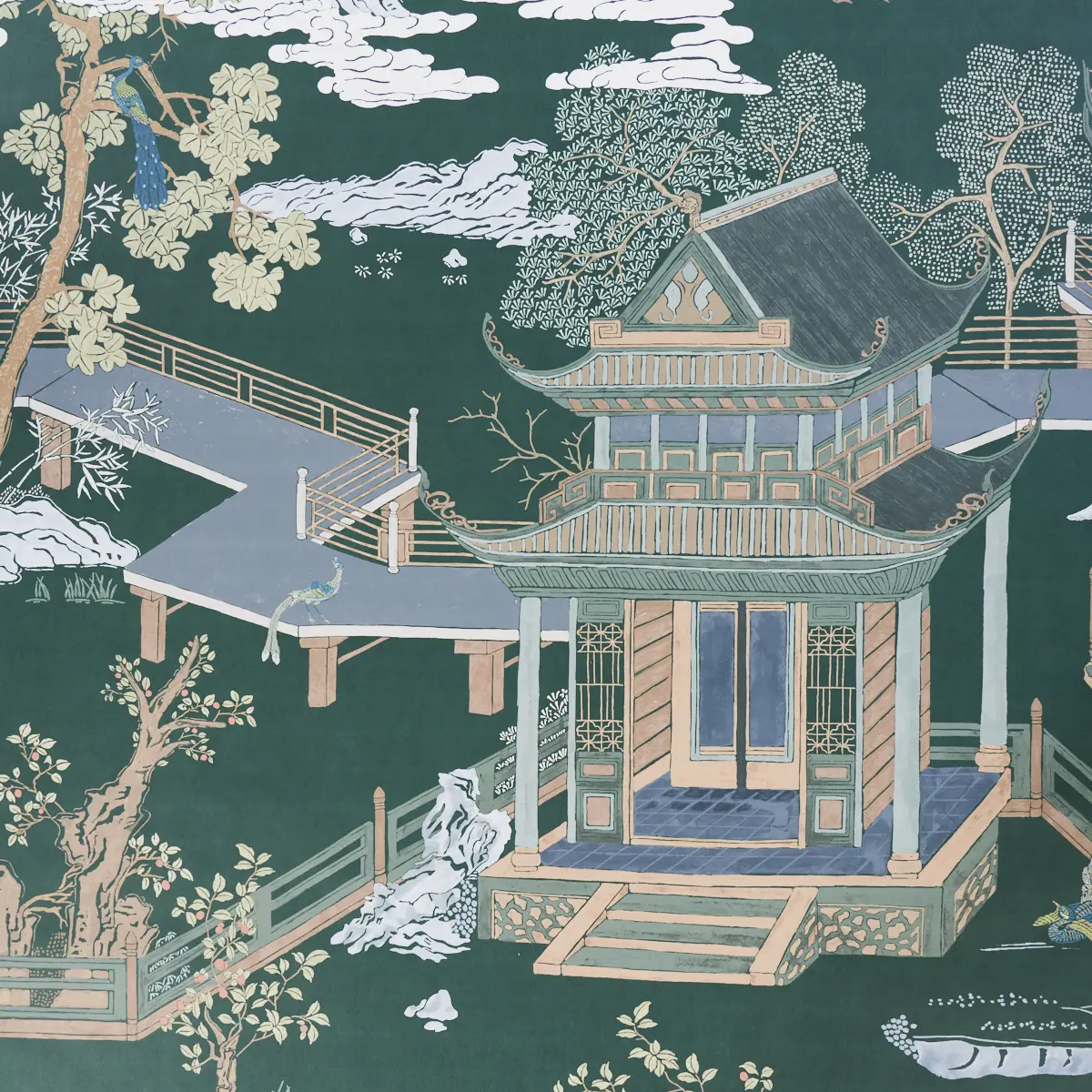 COROMANDEL PANEL SET_ MIDNIGHT GREEN