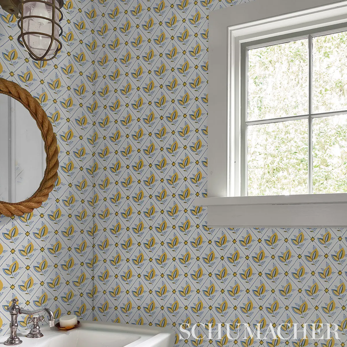 BASILE TRELLIS_ YELLOW & BLUE