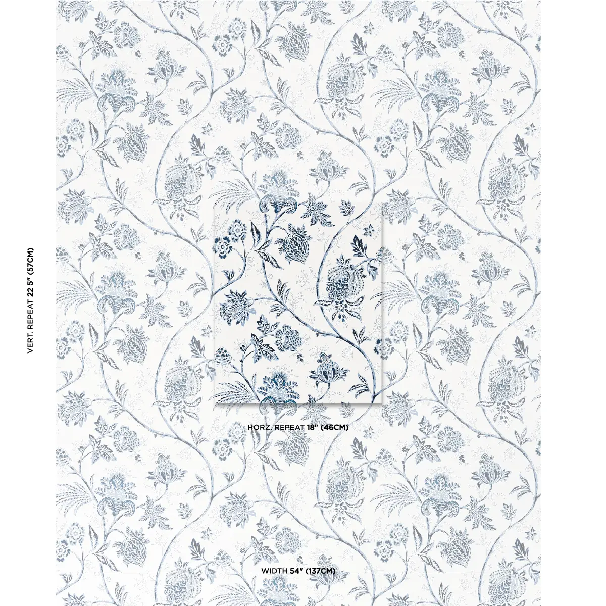 CHINOISERIE VINE_ COBALT