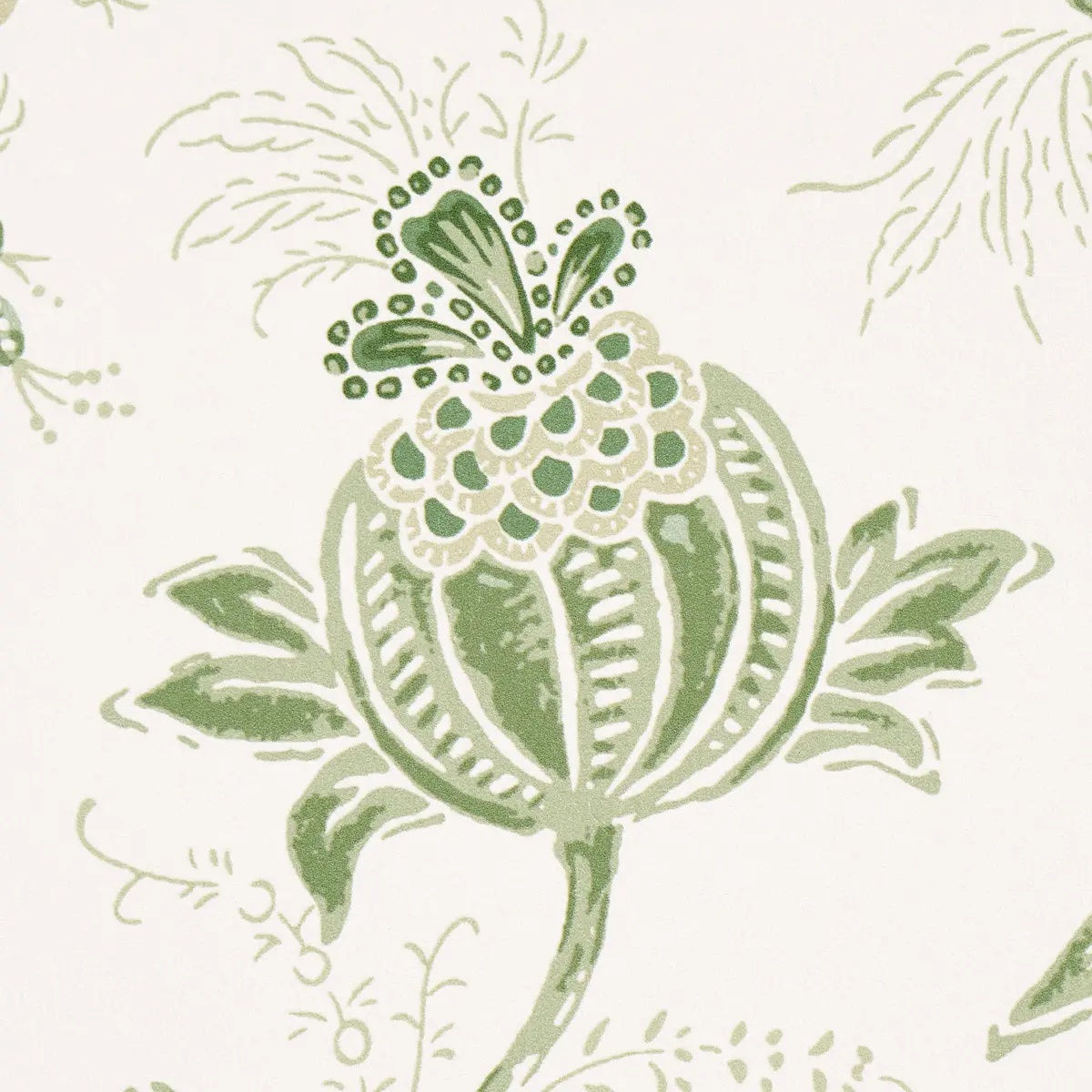 CHINOISERIE VINE_ LEAF GREEN