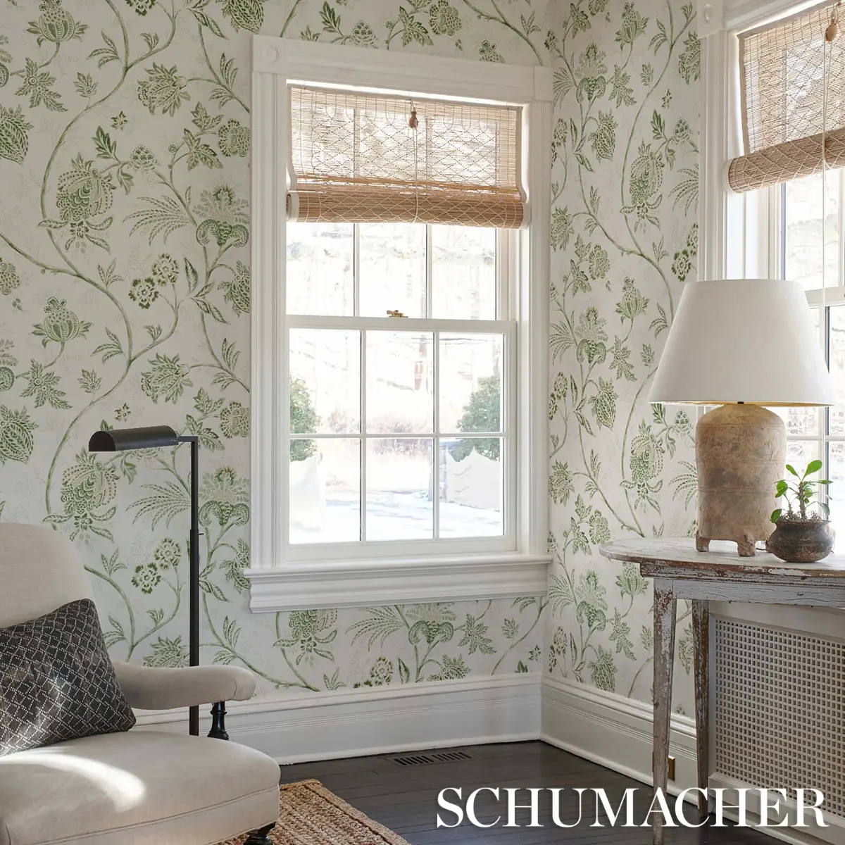 CHINOISERIE VINE_ LEAF GREEN