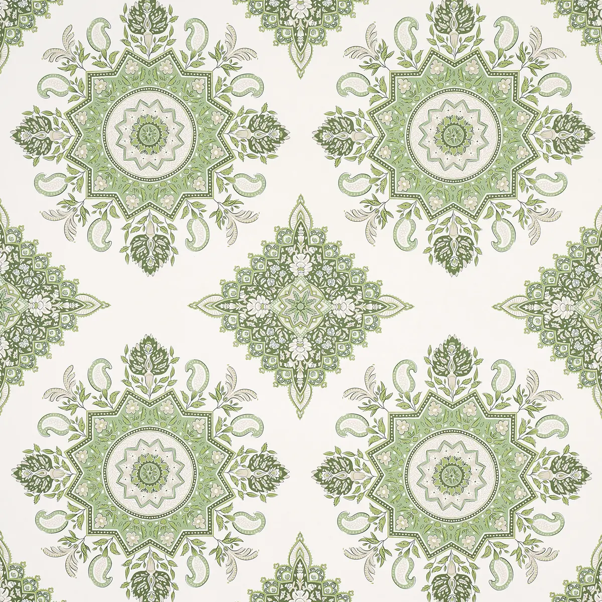 MONTECITO MEDALLION_ LEAF GREEN