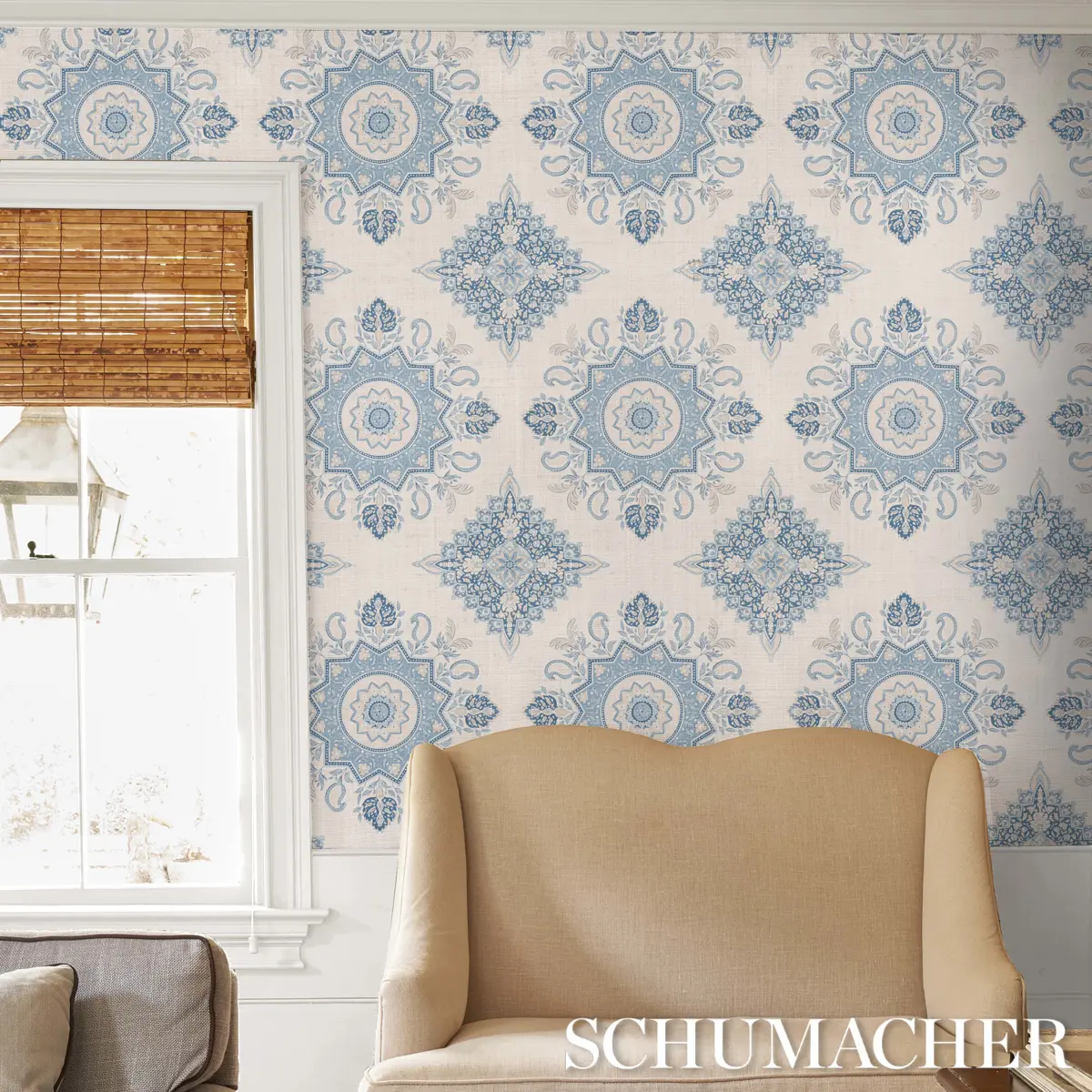 MONTECITO MEDALLION_ CHINA BLUE