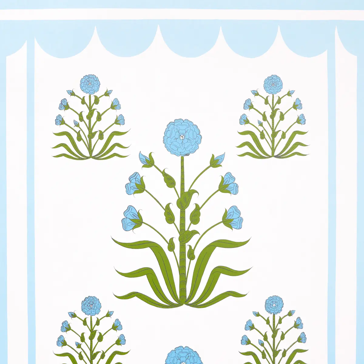 ROYAL POPPY PANEL A_ BLUE