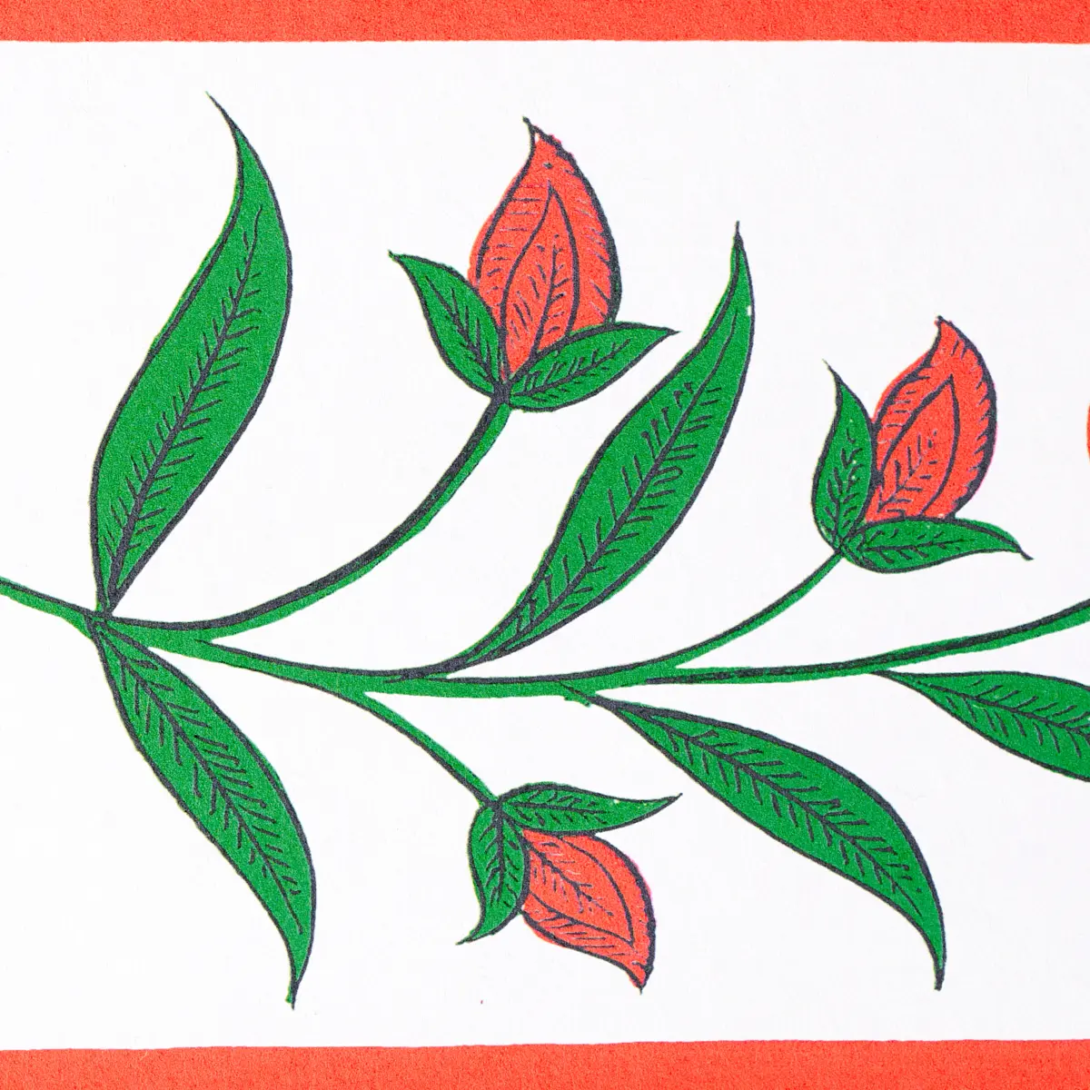 ROYAL POPPY PANEL B_ RED