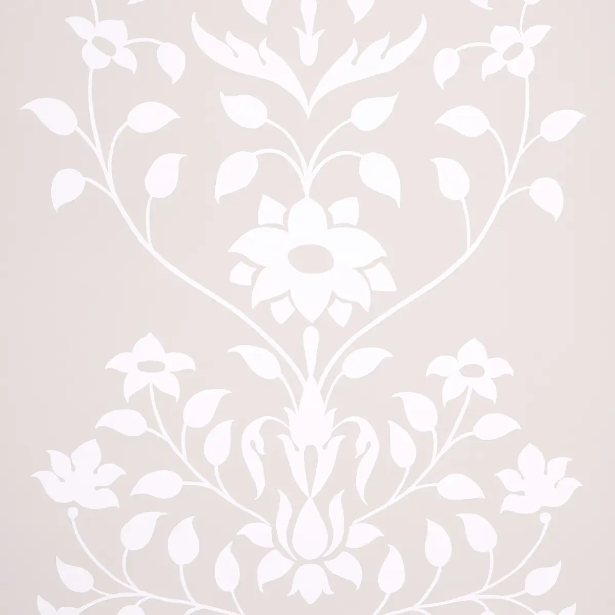 JAIPUR MUGHAL FLOWER_ NEUTRAL