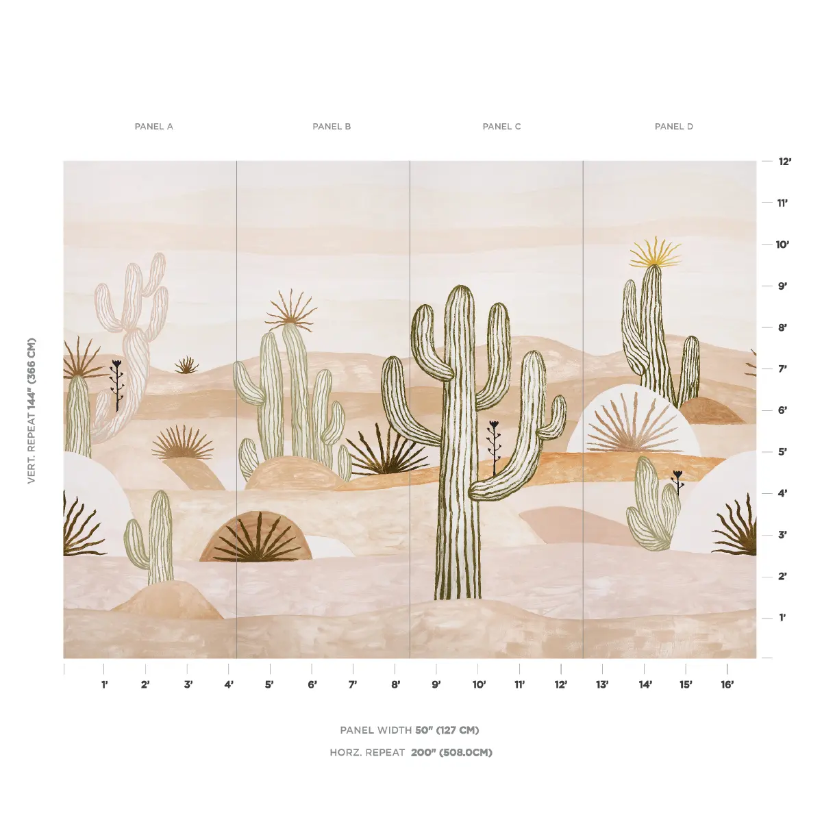 DESERT SCAPE PANEL SET_ MOJAVE