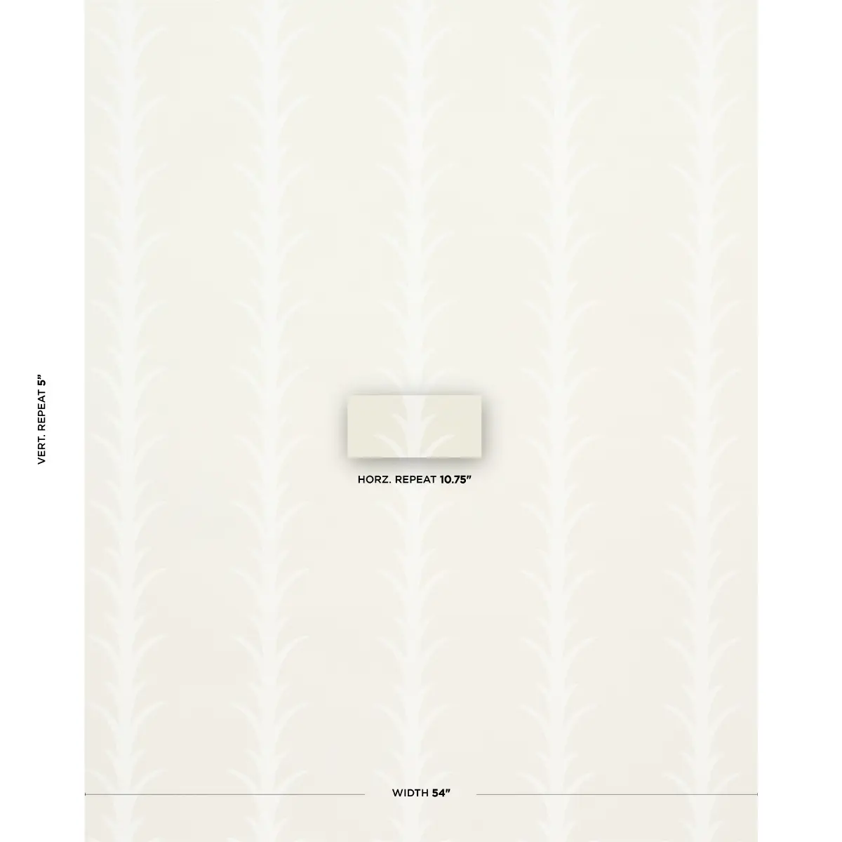 ACANTHUS STRIPE_ IVORY ON NEUTRAL