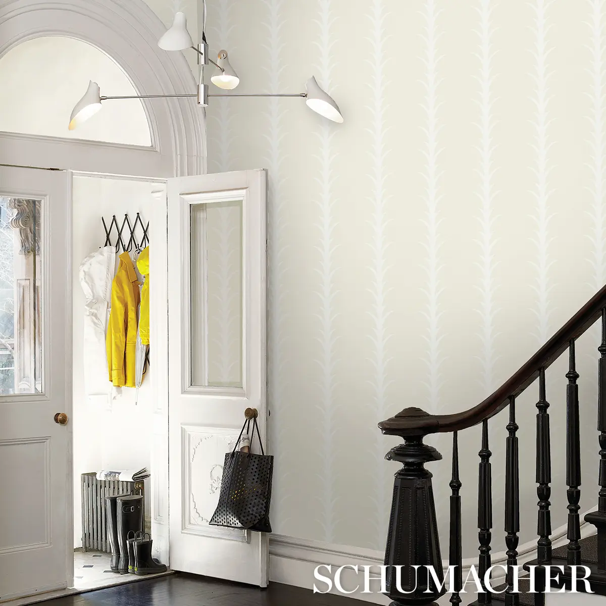 ACANTHUS STRIPE_ IVORY ON NEUTRAL