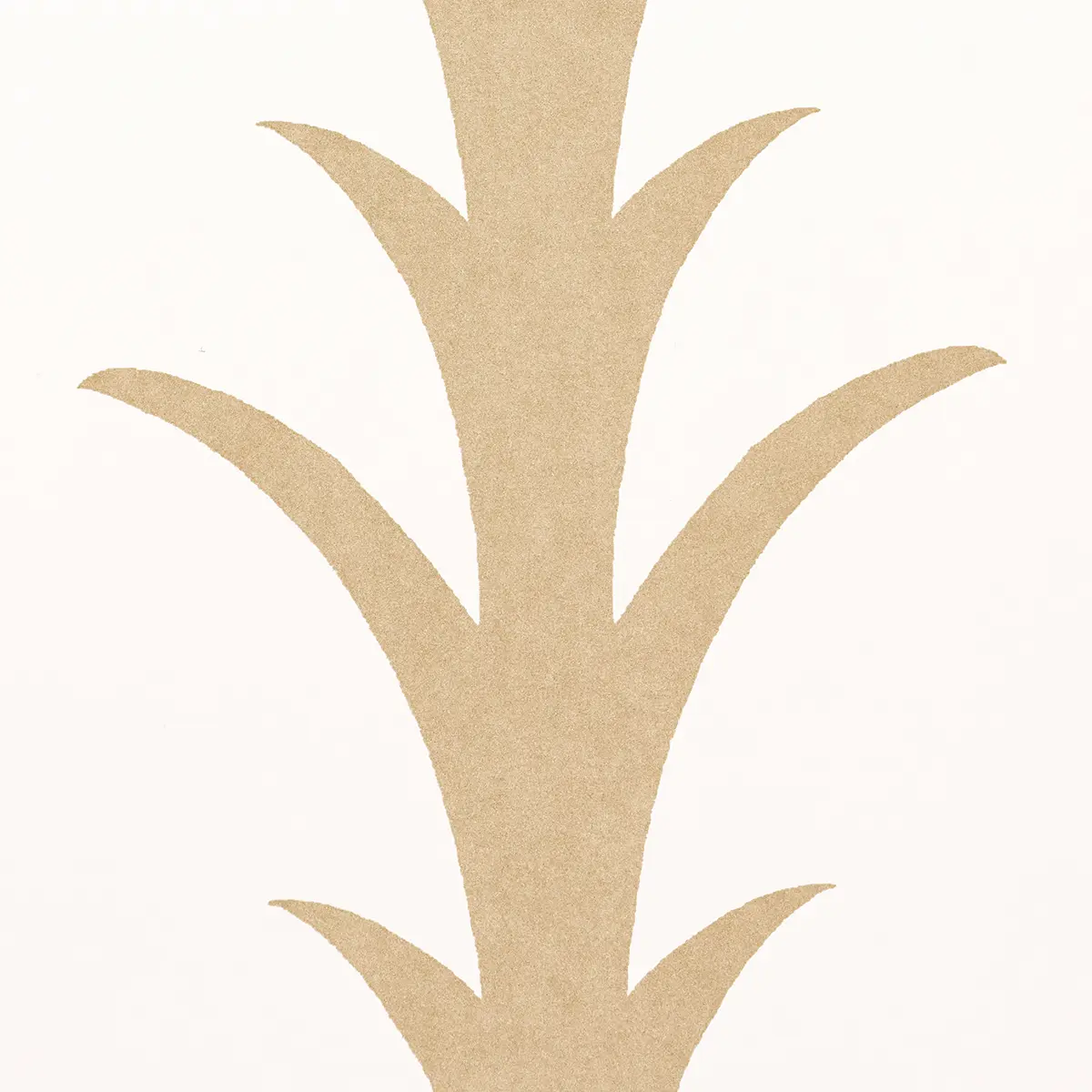 ACANTHUS STRIPE_ GOLD ON IVORY