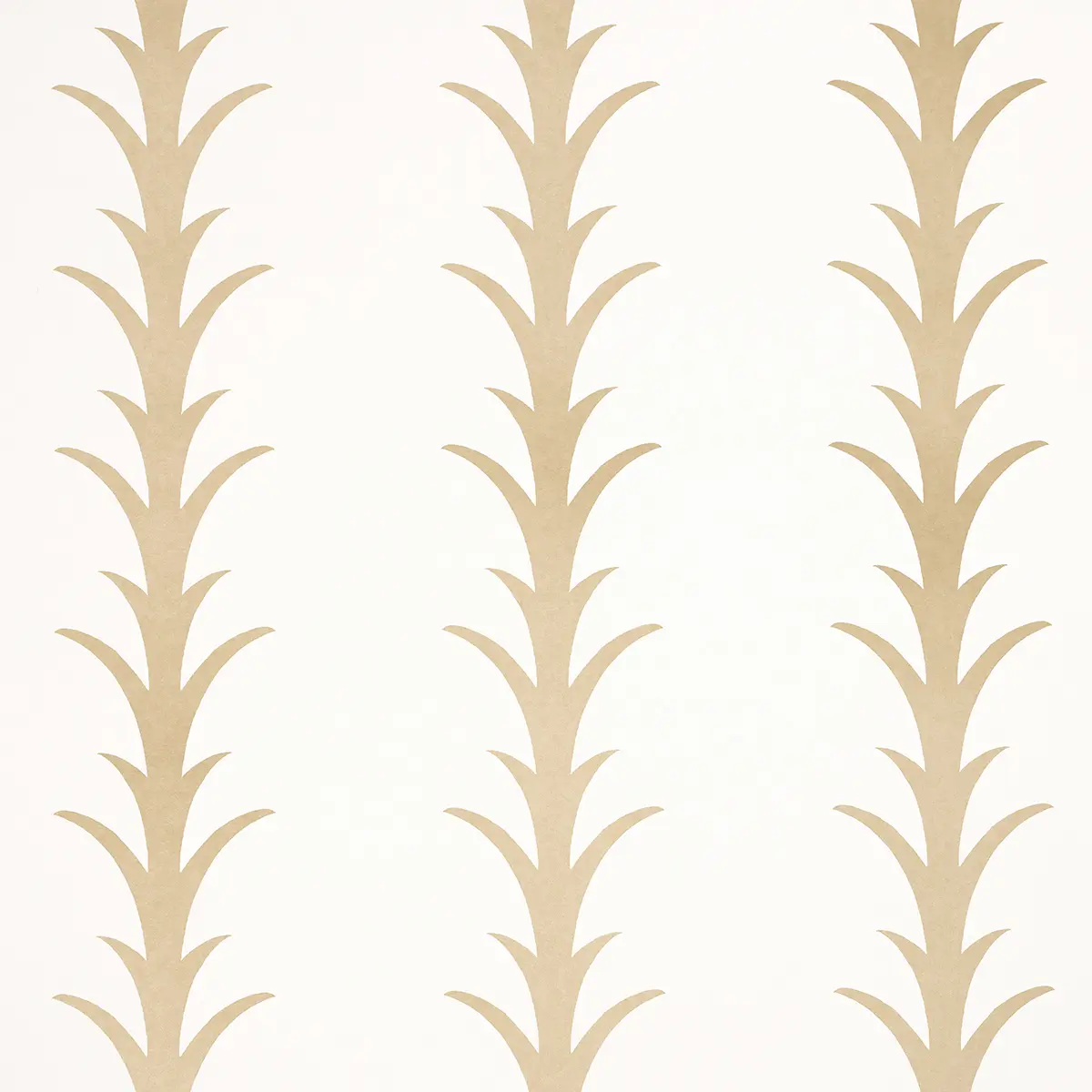 ACANTHUS STRIPE_ GOLD ON IVORY