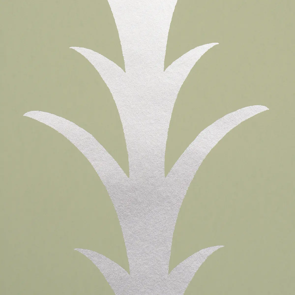 ACANTHUS STRIPE_ METALLIC ON SAGE