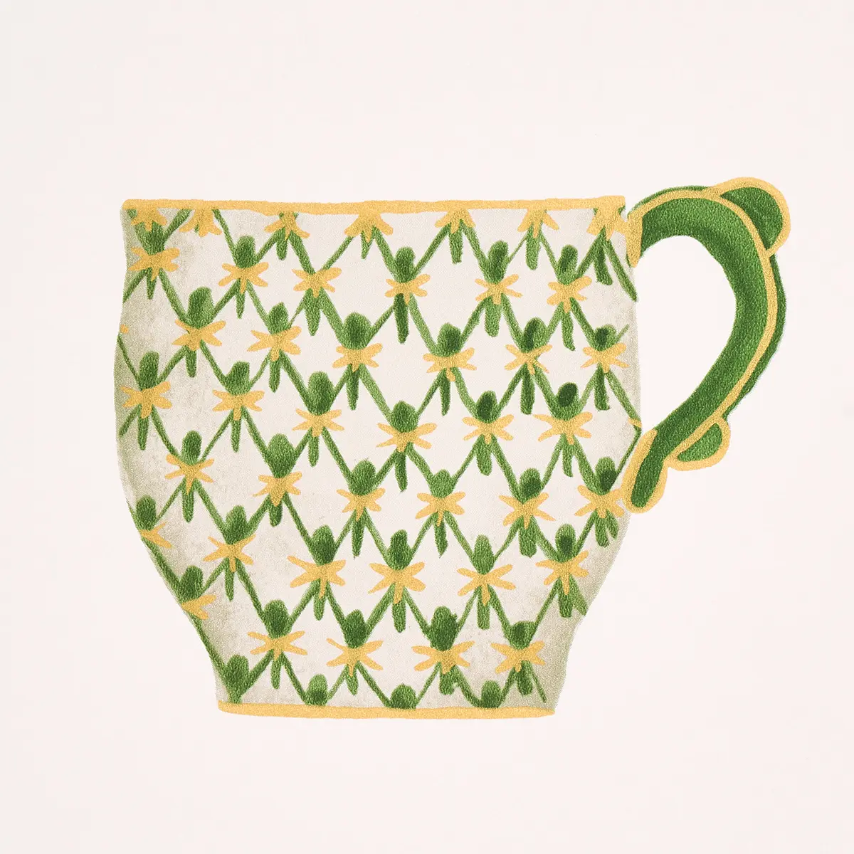 ONIE'S TEACUPS_ SPRING GREEN