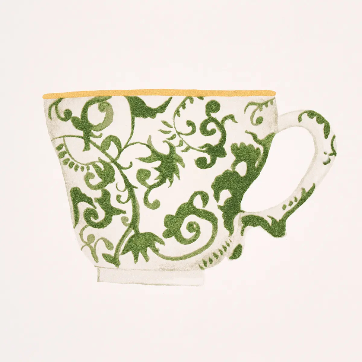 ONIE'S TEACUPS_ SPRING GREEN