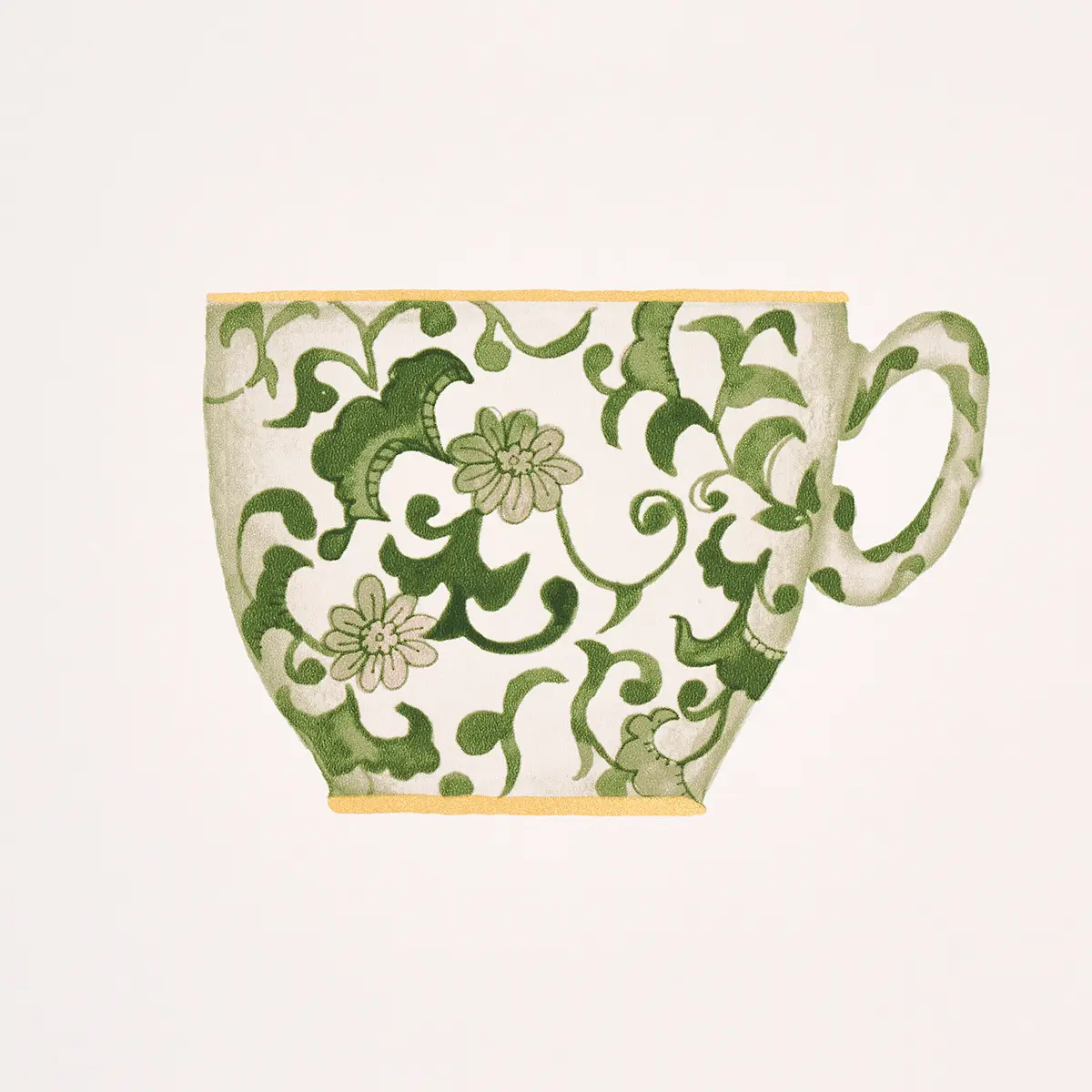 ONIE'S TEACUPS_ SPRING GREEN