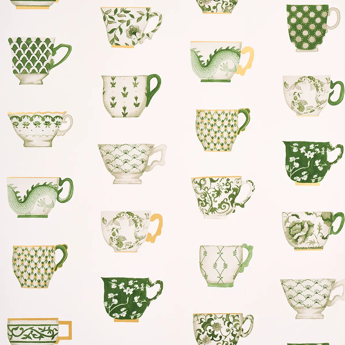 ONIE'S TEACUPS_ SPRING GREEN