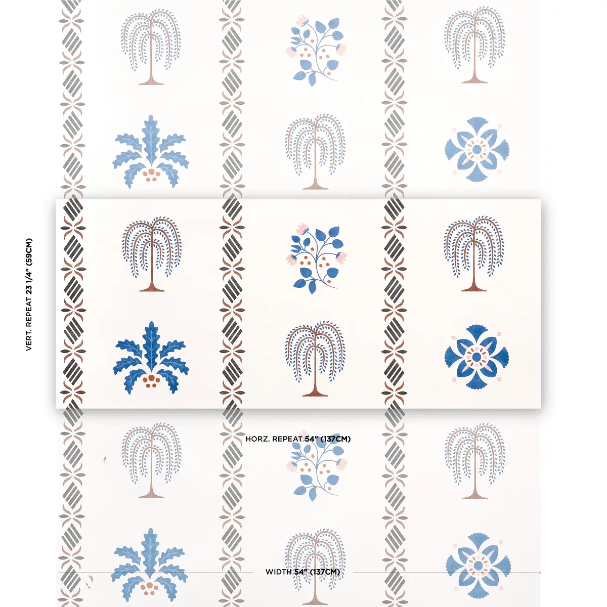 WILLARD HOUSE STENCIL_ BLUE