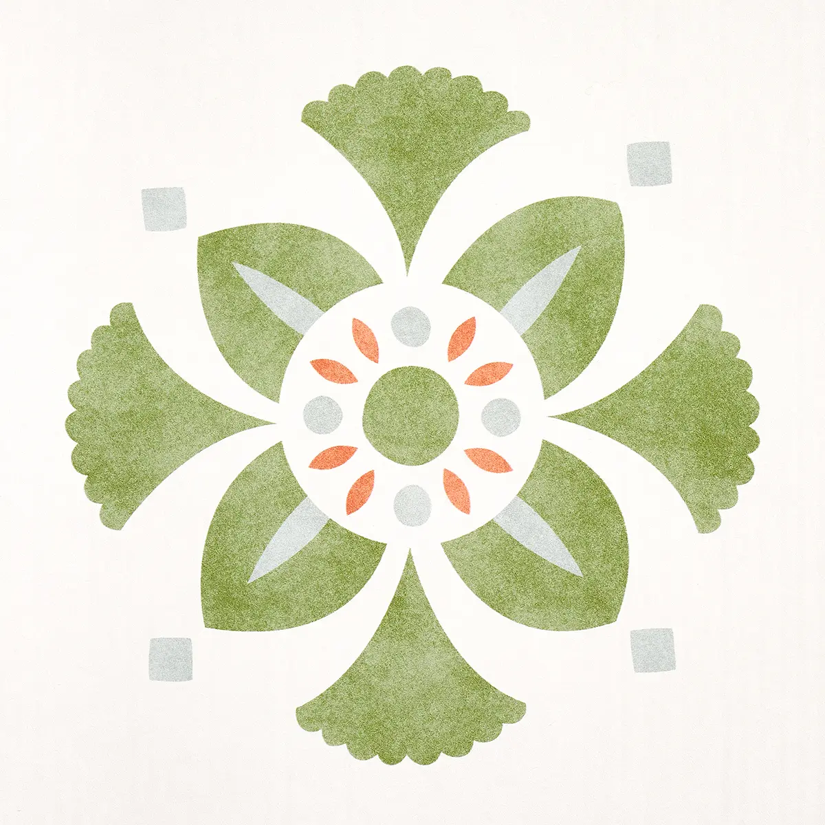 WILLARD HOUSE STENCIL_ GREEN