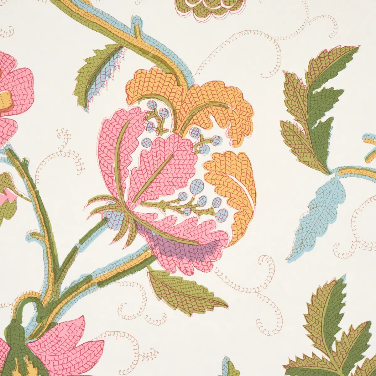 INDALI_ PINK & LEAF