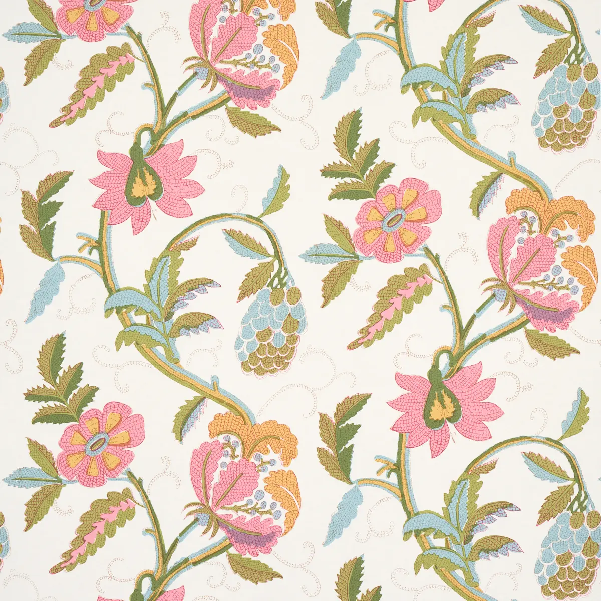 INDALI_ PINK & LEAF
