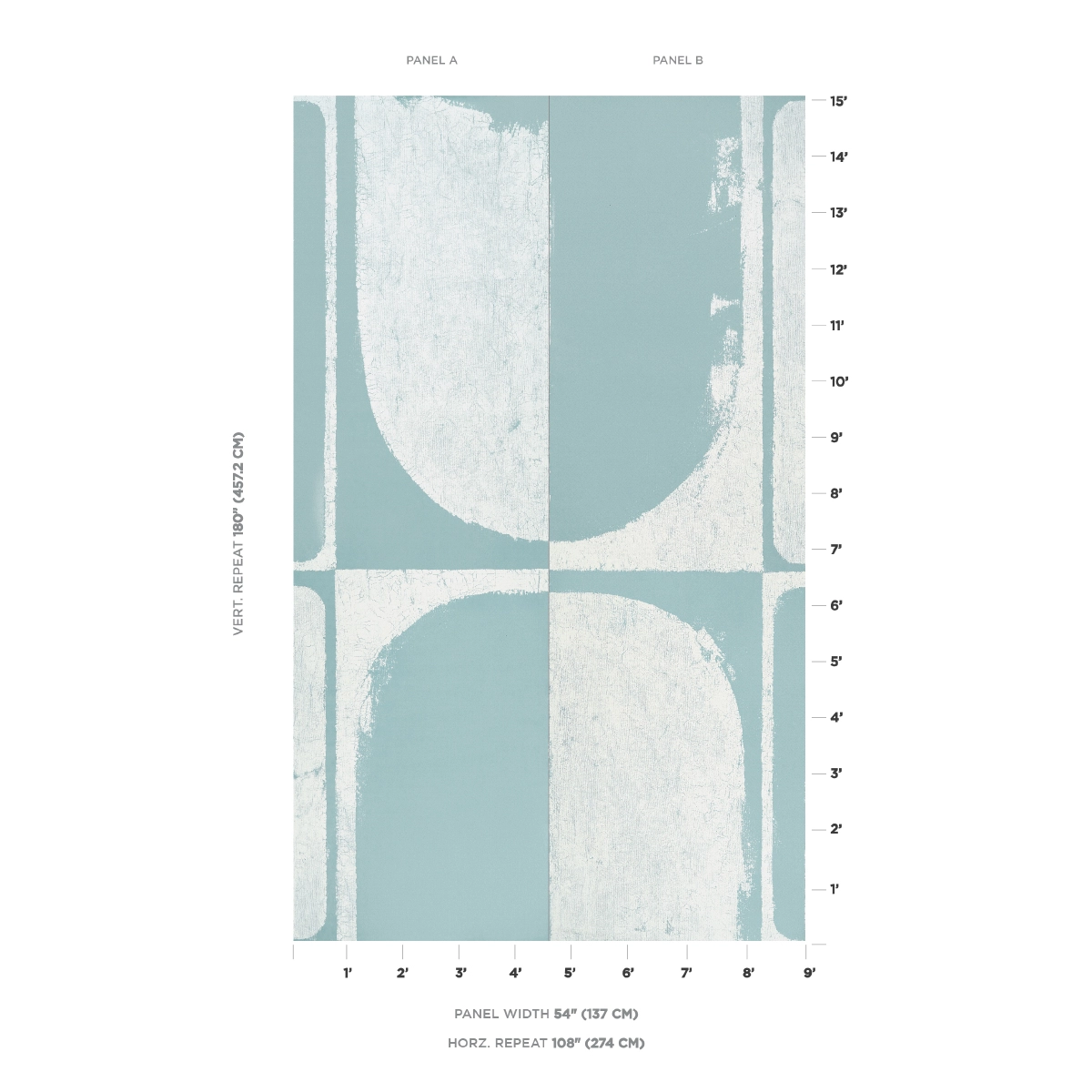 THE CLOISTERS PANEL SET_ SOFT BLUE