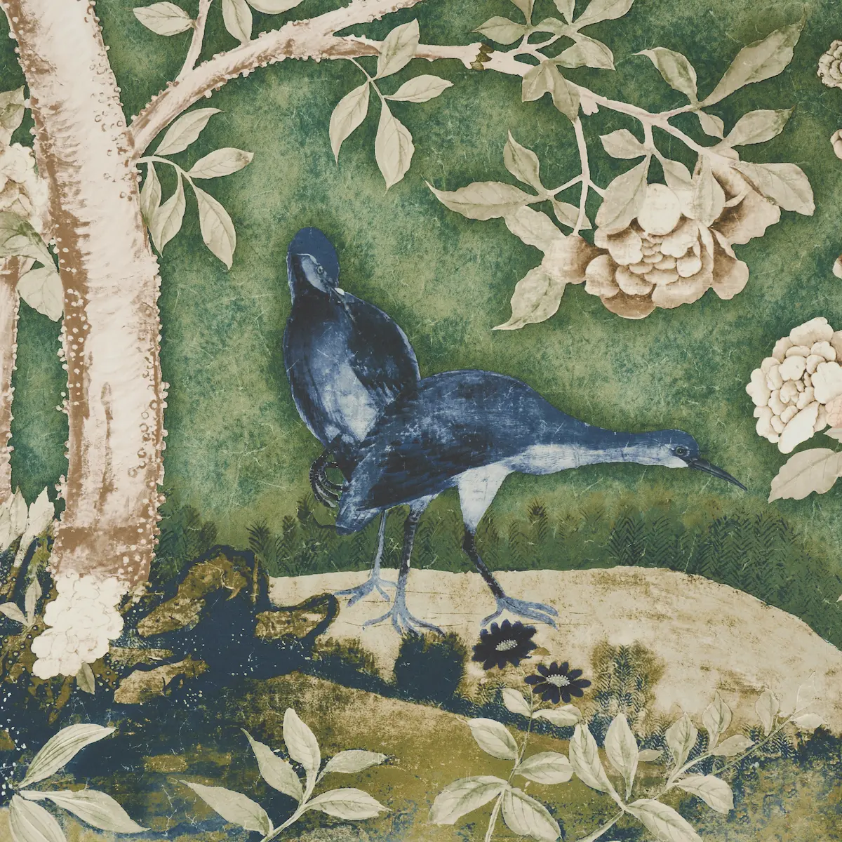 LES OISEAUX PANEL SET_ JADE