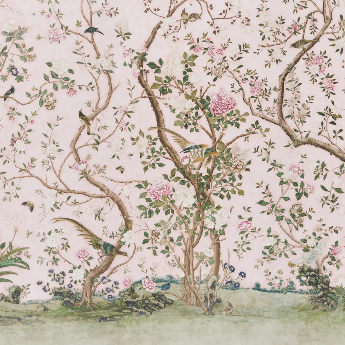 Les Oiseaux Panel Set_ BLUSH