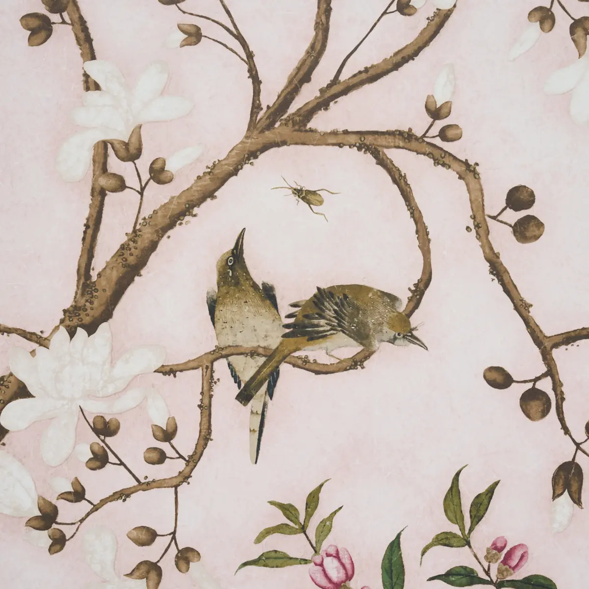 Les Oiseaux Panel Set_ BLUSH