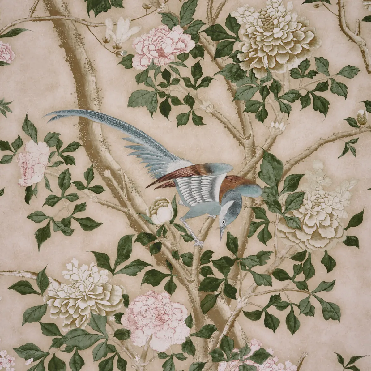 Les Oiseaux Panel Set_ PARCHMENT