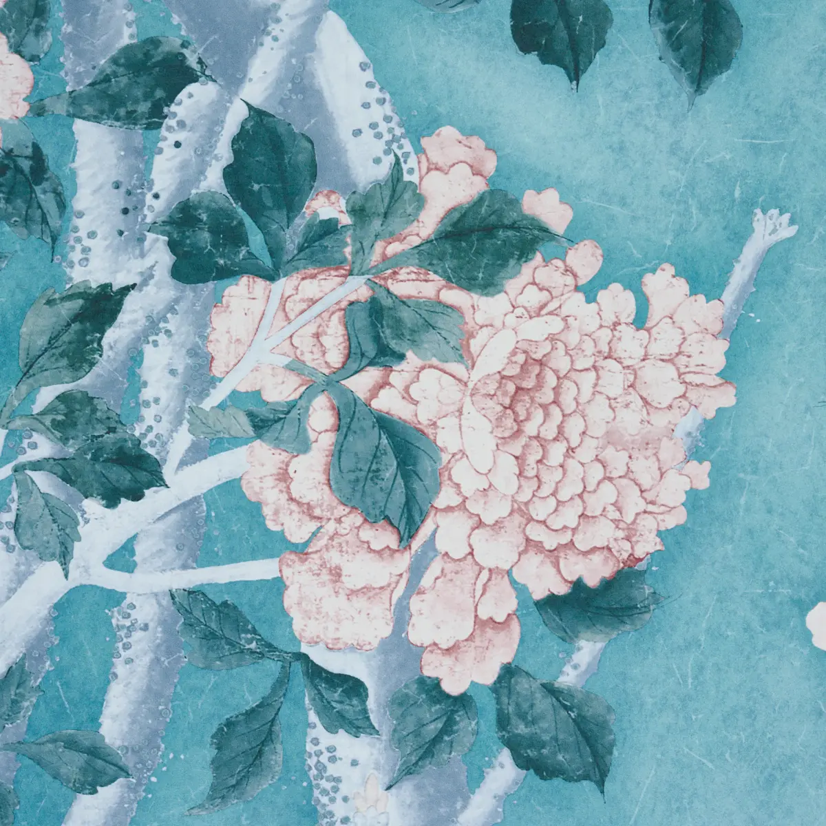 Les Oiseaux Panel Set_ BLUE TURQUOISE