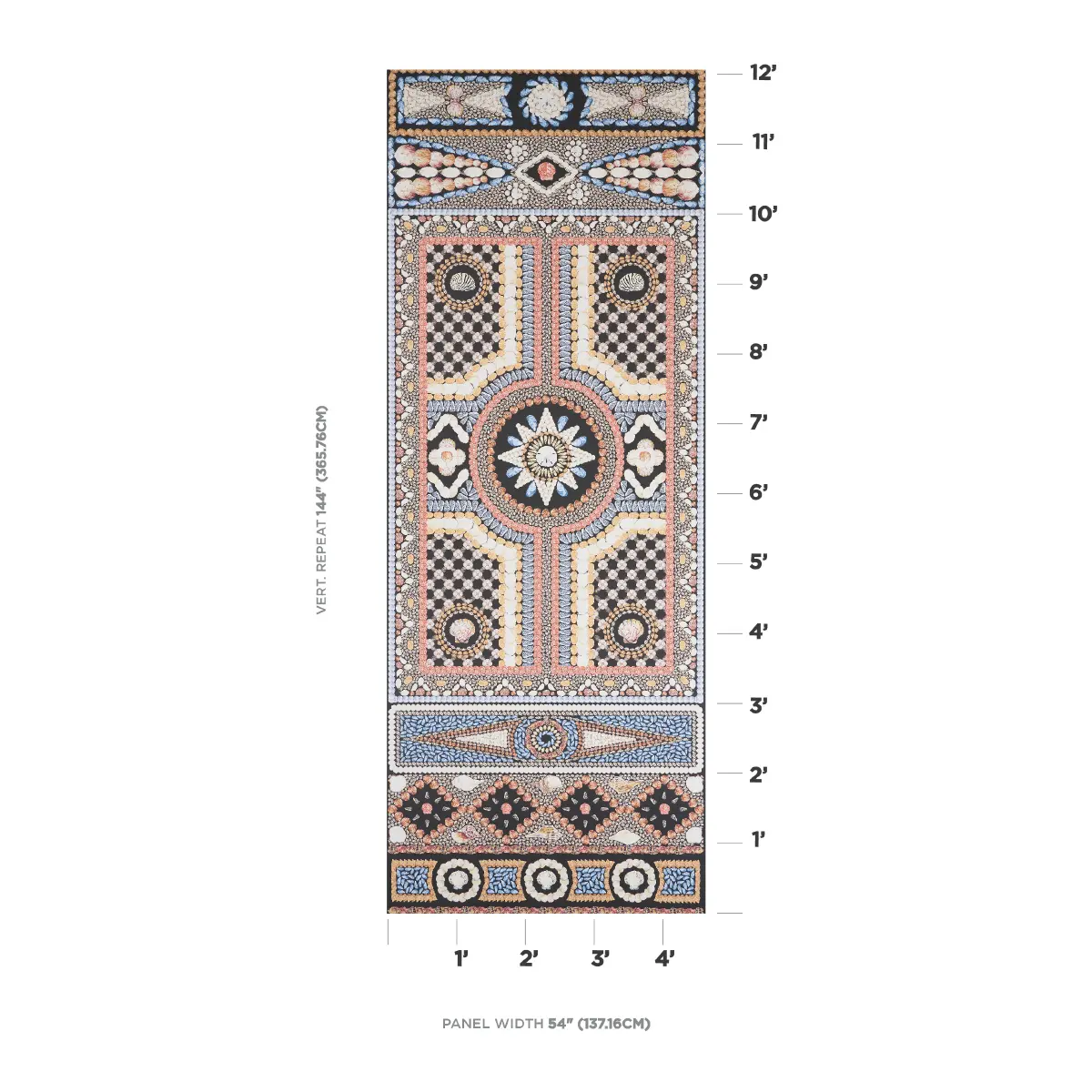 SHELL GROTTO PANEL A_ ONYX MULTI