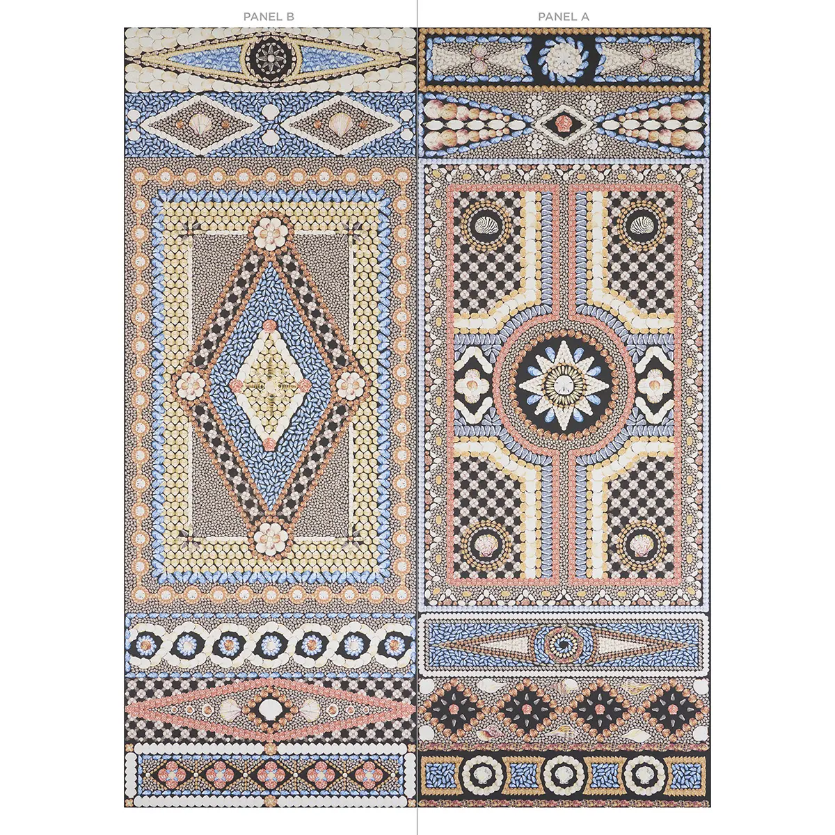 SHELL GROTTO PANEL B_ ONYX MULTI