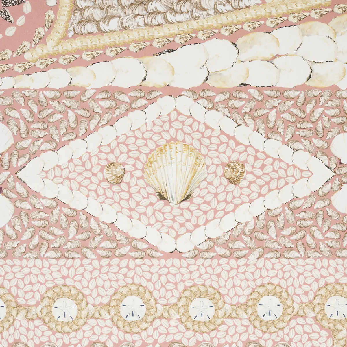 SHELL GROTTO PANEL B_ CORAL